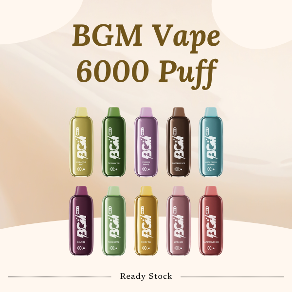 BGM Vape 6000 Puffs Disposable Pod Device available in Malaysia