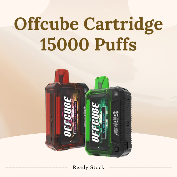 Offcube Cartridge 15000 Puffs replacement pod with mesh coil.