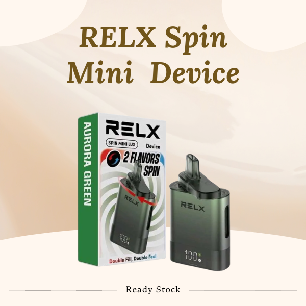 RELX Spin Mini Lux Open System Device in Midnight Silver Malaysia