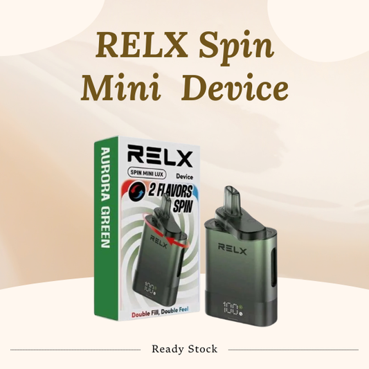 RELX Spin Mini Lux Open System Device in Midnight Silver Malaysia