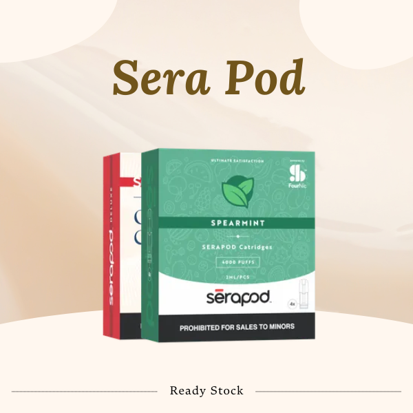 SeraPod Cartridges 4000 Puff Pack 4-in-1 Malaysia