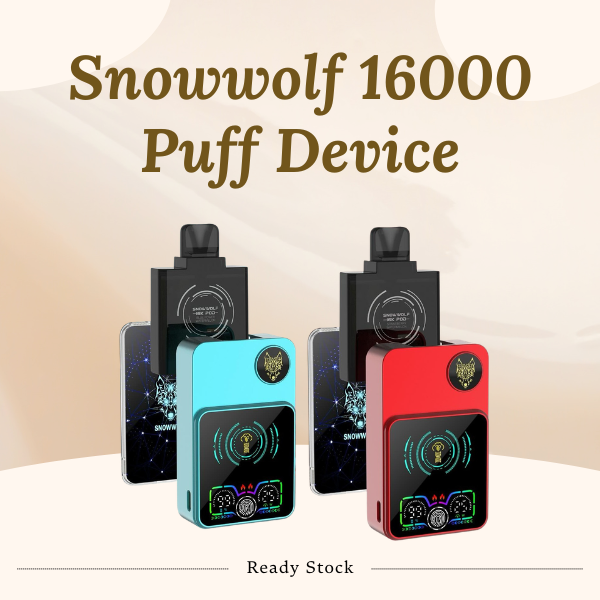 Snowwolf 16000 Puff Starter Kit with Smart Touch Screen Malaysia
